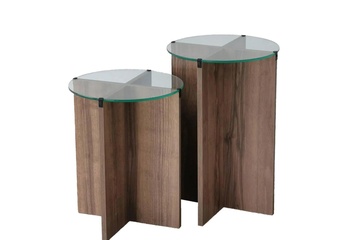 Afbeelding van Bijzettafel Lily set van 2