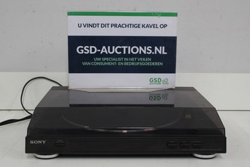 Afbeelding van Zwarte Sony Platenspeler