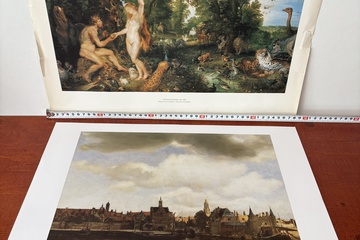 Afbeelding van Wereld bekende schilderij prints uit museum (*4)