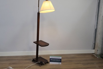 Afbeelding van Vintage Retro Bijzettafel-Vloerlamp