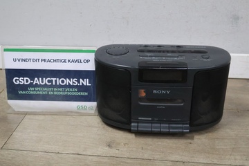 Afbeelding van Vintage Sony Cassette-Radio-Wekker
