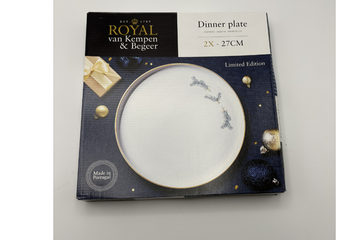 Afbeelding van Royal van Kempen & Begeer Dinbord Set – 2x 27 cm