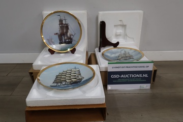 Afbeelding van The great ships of the golden age of sail borden 3 stuks