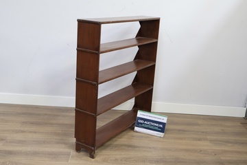 Afbeelding van Art Deco Open Boekenkast van Donkerhout