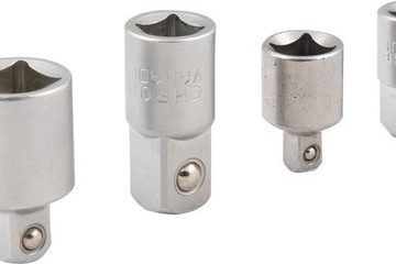Afbeelding van 4-dlg. adapter set voor ratelsleutels