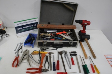 Afbeelding van Gereedschapskoffer Vol met Handgereedschap