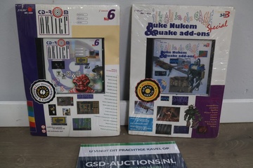 Afbeelding van PC spel van Duke Nukem & Quake en software cd-rom aktief