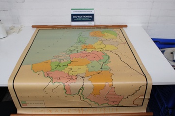 Afbeelding van Vintage Schoolkaart - Koninkrijk der Nederlanden 1815-1839