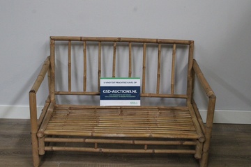 Afbeelding van Rieten/Rotan Tuinbank