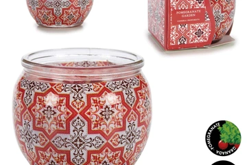 Afbeelding van Kaars granaatappel 3 stuks