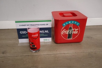 Afbeelding van Coca-Cola glas en bewaardoos