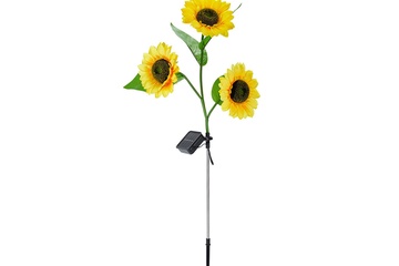 Afbeelding van Solar verlichting - zonnebloem - 3 bloemen