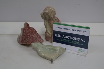Afbeelding van Set van drie stenen abstracten Beelden