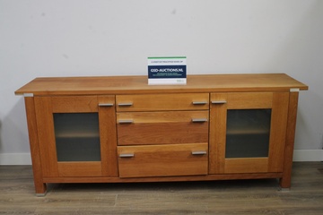 Afbeelding van Landelijk Eikenhouten Dressoir'