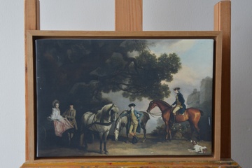 Afbeelding van Artprint: Naar een schilderij van George Stubbs uit 1769