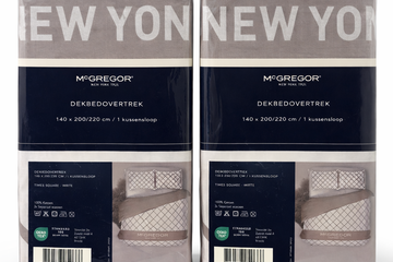 Afbeelding van 2x McGregor Dekbedovertrek 140x200/220 – Incl. Kussenslopen