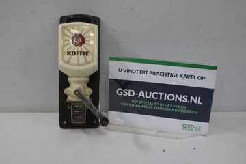 Afbeelding van Vintage Douwe Egberts Wand-Koffiemolen