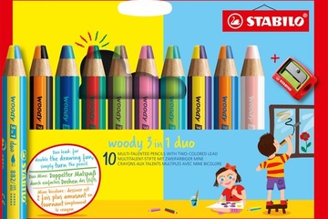Afbeelding van STABILO Woody 3 in 1 Duo - Multi Talent Kleurpotlood