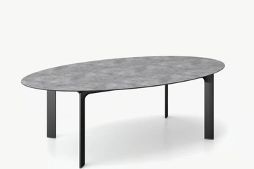 Afbeelding van KETTLER diningtafel OVAAL 240x132cm HPL Jura