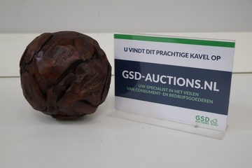 Afbeelding van Houten decoratieve bal
