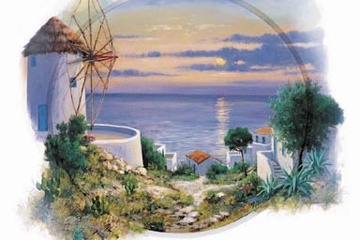 Afbeelding van Peter Motz - A window to paradise - Afm: 50x60 cm