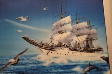 Afbeelding van 3d placemat in lijst