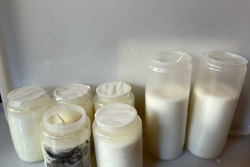 Afbeelding van Productomschrijving  Te koop aangeboden: partij witte kaarse