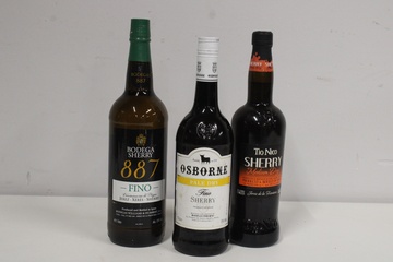 Afbeelding van 3 Flessen Sherry