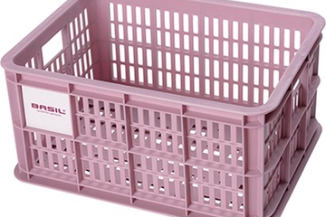 Afbeelding van Basil Fietskrat S - Klein - 17.5 Liter - Roze