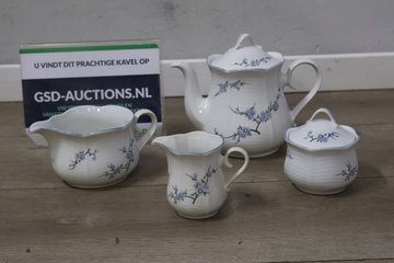 Afbeelding van 4-Delig Porselein Theeservies van Winterling Bavaria'