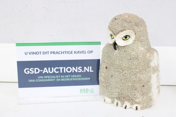 Afbeelding van Handgemaakte Stenen Pinguïn Beeld