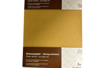 Afbeelding van 5x Master Schuurpapier Korrel 100