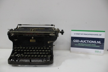 Afbeelding van Vintage Metalen Continental Typemachine