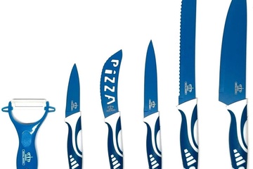 Afbeelding van Royal Swiss - Messenset - 6-delige - Blauw