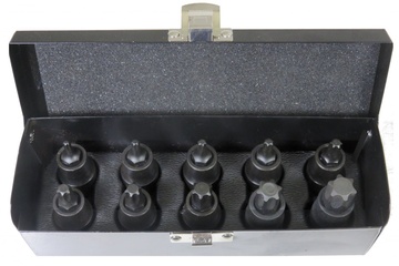 Afbeelding van Kracht torx dop set 1/2'' 10 dlg in koffer