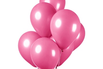 Afbeelding van Ballonnen - 5X 10 stuks - felroze - Ø30cm
