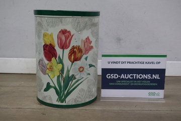Afbeelding van Vintage Voorraadblik met Bloemenmotief