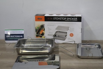 Afbeelding van Roestvrijstalen Stovetop Smoker van La Cucina