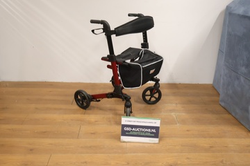 Afbeelding van Rood/Zwarte Rollator van Parvum