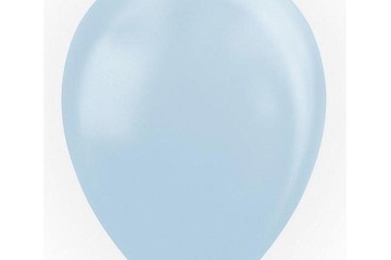 Afbeelding van Ballonnen - 100 stuks - parelmoer lichtblauw - Ø 30 cm