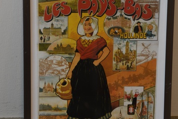 Afbeelding van Reclameposter voor Nederland in het Frans