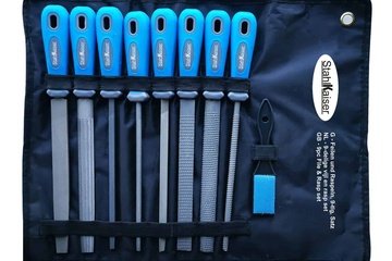 Afbeelding van 9-dlg. Vijl en rasp set - voor hout en metaal