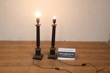 Afbeelding van Set van 2 Metalen Kandelaarlampen