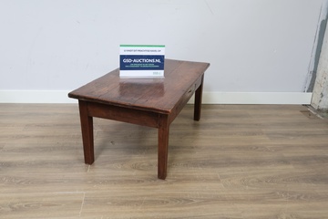 Afbeelding van Houten Salontafel, Koffietafel met La''