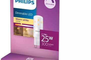 Afbeelding van Energiezuinige Philips LED Capsule Transparant - 25 W
