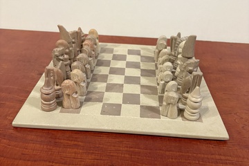 Afbeelding van Handgemaakte schaak, steen