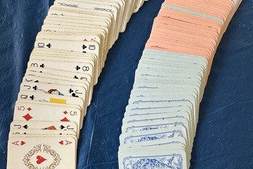 Afbeelding van Vintage Speelkaarten Set – 2 Decks – In Doos – Ongecontrolee