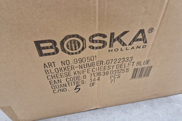 Afbeelding van 144x boska kaasmes delfts blauw