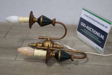 Afbeelding van Brocante 2-Koppige Wandlamp'