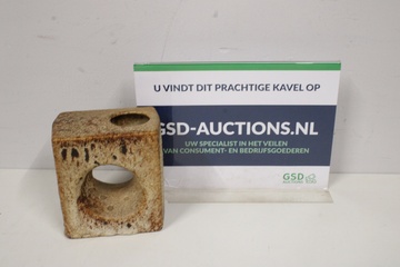 Afbeelding van Vintage Fat Lava-Stijl Kubus Vaasje